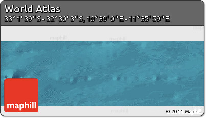 Satellite Panoramic Map of the Area around 32° 45' 51" S, 11° 7' 30" E