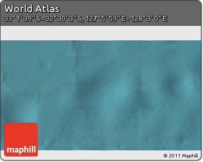 Satellite 3D Map of the Area around 32° 45' 51" S, 127° 34' 30" E