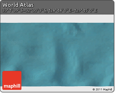 Satellite 3D Map of the Area around 32° 45' 51" S, 129° 16' 30" E