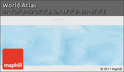 Political Panoramic Map of the Area around 32° 45' 51" S, 129° 16' 30" E