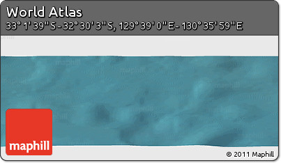 Satellite Panoramic Map of the Area around 32° 45' 51" S, 130° 7' 30" E