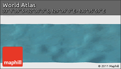 Satellite Panoramic Map of the Area around 32° 45' 51" S, 130° 7' 30" E