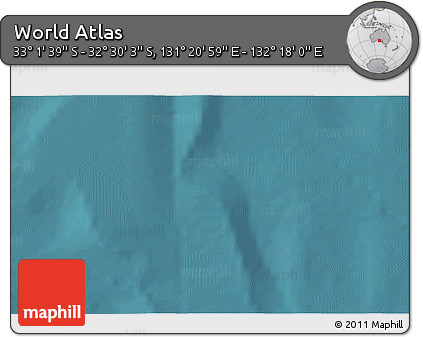 Satellite 3D Map of the Area around 32° 45' 51" S, 131° 49' 29" E