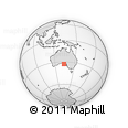 Outline Map of the Area around 32° 45' 51" S, 133° 31' 30" E, rectangular outline