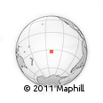 Outline Map of the Area around 32° 45' 51" S, 140° 10' 30" W, rectangular outline