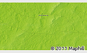 Physical 3D Map of the area around 32° 45' 51" S, 143° 43' 29" E