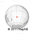 Outline Map of the Area around 32° 45' 51" S, 148° 40' 30" W, rectangular outline