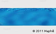 Shaded Relief Panoramic Map of the area around 32° 45' 51" S, 151° 13' 29" W