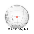 Outline Map of the Area around 32° 45' 51" S, 154° 37' 30" W, rectangular outline
