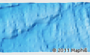 Physical 3D Map of the area around 32° 45' 51" S, 15° 13' 29" W