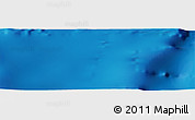 Shaded Relief Panoramic Map of the area around 32° 45' 51" S, 165° 40' 30" W