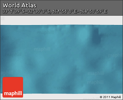 Satellite 3D Map of the Area around 32° 45' 51" S, 168° 22' 30" E