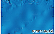 Shaded Relief Map of the area around 32° 45' 51" S, 168° 13' 29" W