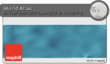 Satellite Panoramic Map of the Area around 32° 45' 51" S, 176° 1' 30" E