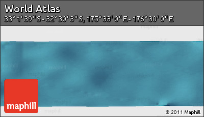 Satellite Panoramic Map of the Area around 32° 45' 51" S, 176° 1' 30" E