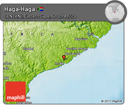 Physical Map of Haga-Haga