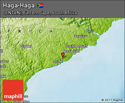Physical Map of Haga-Haga