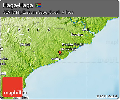 Physical Map of Haga-Haga