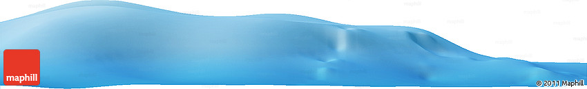 Shaded Relief Horizon Map of the Area around 32° 45' 51" S, 2° 28' 30" W