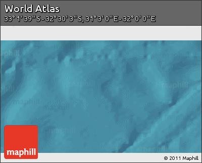 Satellite 3D Map of the Area around 32° 45' 51" S, 31° 31' 29" E