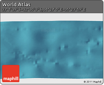 Satellite 3D Map of the Area around 32° 45' 51" S, 34° 55' 29" E