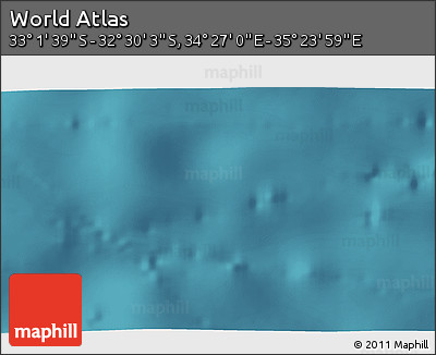 Satellite 3D Map of the Area around 32° 45' 51" S, 34° 55' 29" E