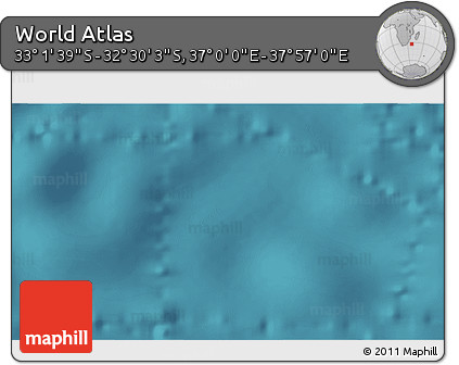 Satellite 3D Map of the Area around 32° 45' 51" S, 37° 28' 30" E