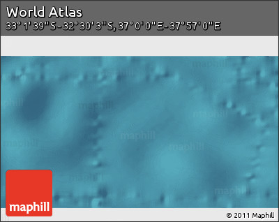 Satellite 3D Map of the Area around 32° 45' 51" S, 37° 28' 30" E
