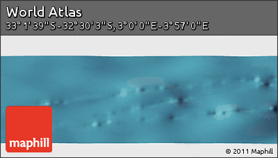 Satellite Panoramic Map of the Area around 32° 45' 51" S, 3° 28' 30" E