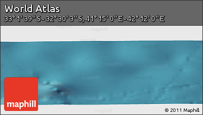 Satellite Panoramic Map of the Area around 32° 45' 51" S, 41° 43' 30" E