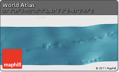 Satellite Panoramic Map of the Area around 32° 45' 51" S, 42° 34' 30" E
