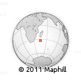 Outline Map of the Area around 32° 45' 51" S, 45° 7' 30" E, rectangular outline