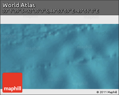 Satellite 3D Map of the Area around 32° 45' 51" S, 49° 22' 30" E