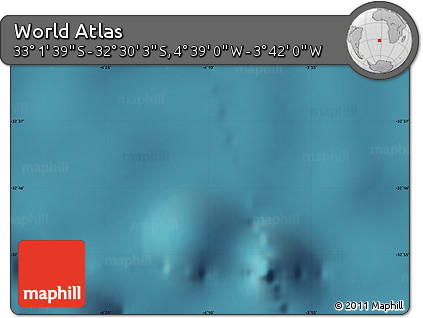 Satellite Map of the Area around 32° 45' 51" S, 4° 10' 30" W