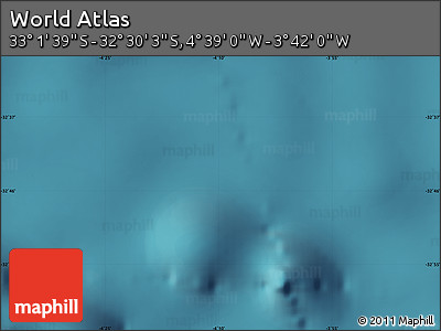 Satellite Map of the Area around 32° 45' 51" S, 4° 10' 30" W