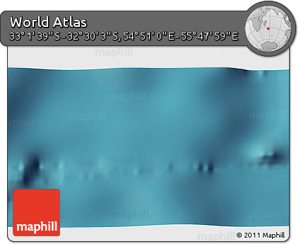 Satellite 3D Map of the Area around 32° 45' 51" S, 55° 19' 30" E
