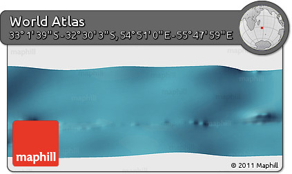 Satellite Panoramic Map of the Area around 32° 45' 51" S, 55° 19' 30" E