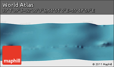 Satellite Panoramic Map of the Area around 32° 45' 51" S, 55° 19' 30" E