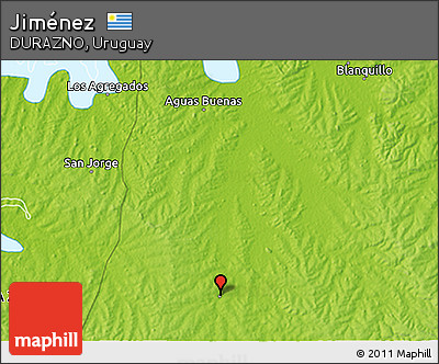 Physical 3D Map of Jiménez