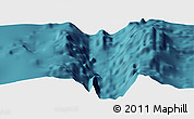 Satellite Panoramic Map of the area around 32° 45' 51" S, 57° 1' 29" E