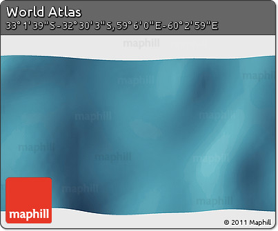 Satellite 3D Map of the Area around 32° 45' 51" S, 59° 34' 30" E