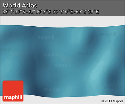 Satellite 3D Map of the Area around 32° 45' 51" S, 59° 34' 30" E