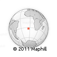 Outline Map of the Area around 32° 45' 51" S, 5° 1' 30" W, rectangular outline