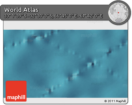 Satellite 3D Map of the Area around 32° 45' 51" S, 67° 13' 29" E