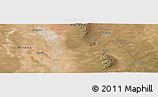 Satellite Panoramic Map of the area around 32° 45' 51" S, 67° 4' 29" W