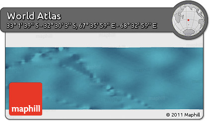 Satellite Panoramic Map of the Area around 32° 45' 51" S, 68° 4' 29" E