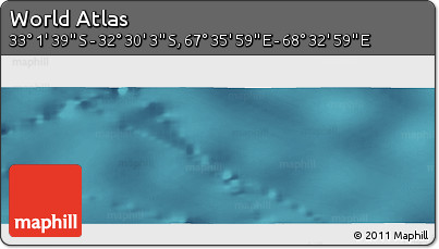 Satellite Panoramic Map of the Area around 32° 45' 51" S, 68° 4' 29" E