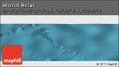 Satellite Panoramic Map of the Area around 32° 45' 51" S, 68° 4' 29" E