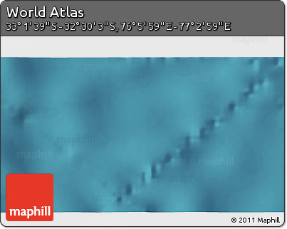 Satellite 3D Map of the Area around 32° 45' 51" S, 76° 34' 29" E
