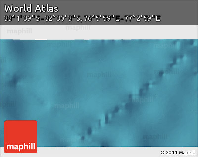 Satellite 3D Map of the Area around 32° 45' 51" S, 76° 34' 29" E